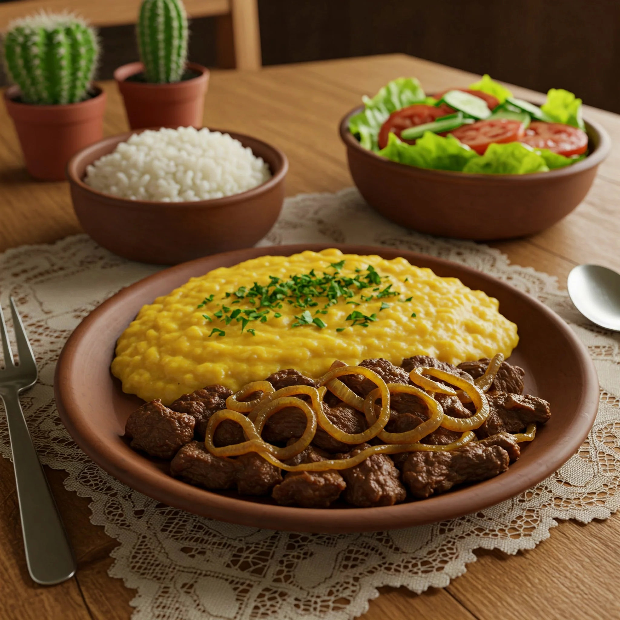 Carne de Sol com Pirão: Tradição do Nordeste