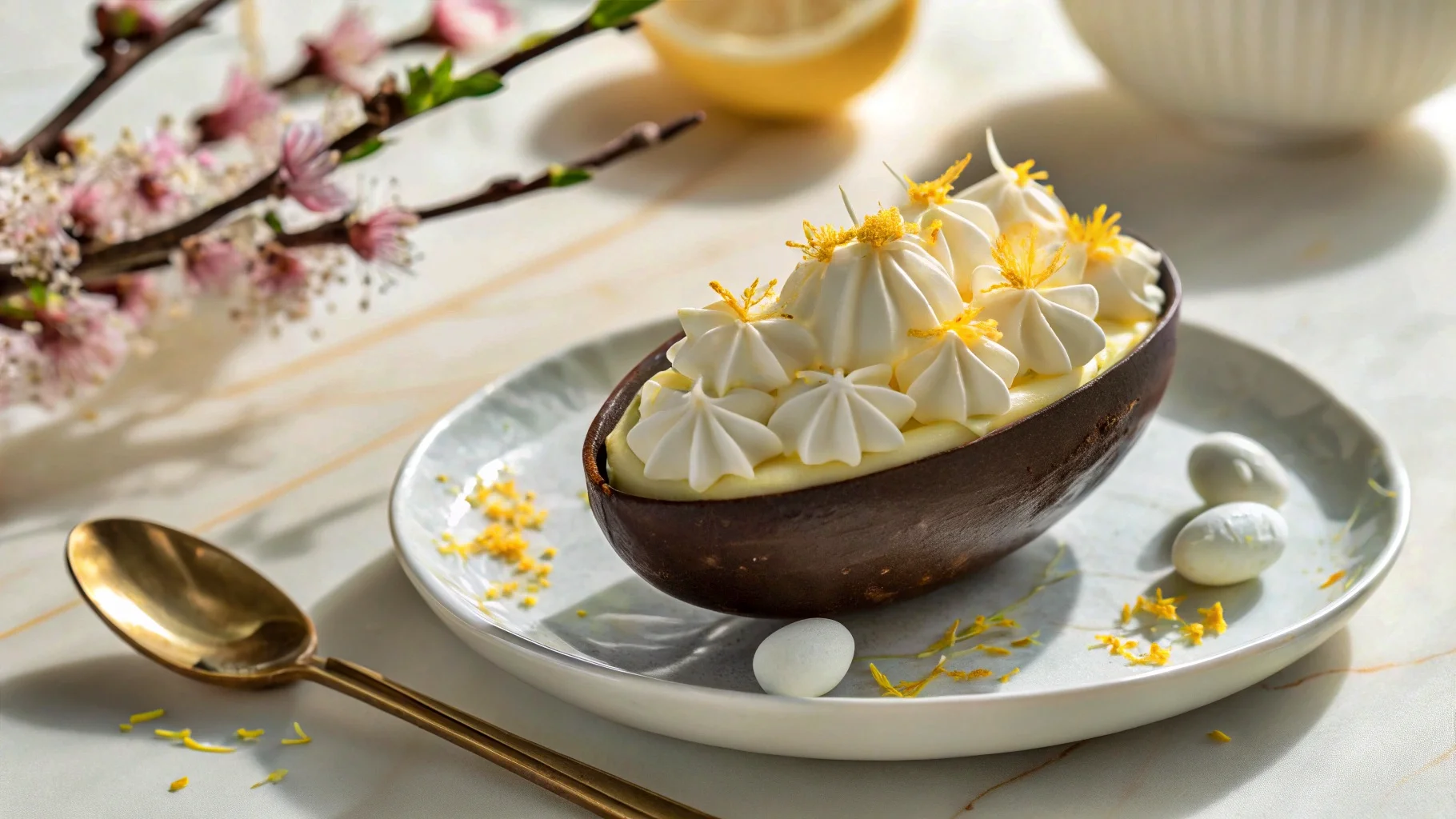 Ovo de Colher com Recheio de Torta de Limão: Receita Rápida e Lucrativa